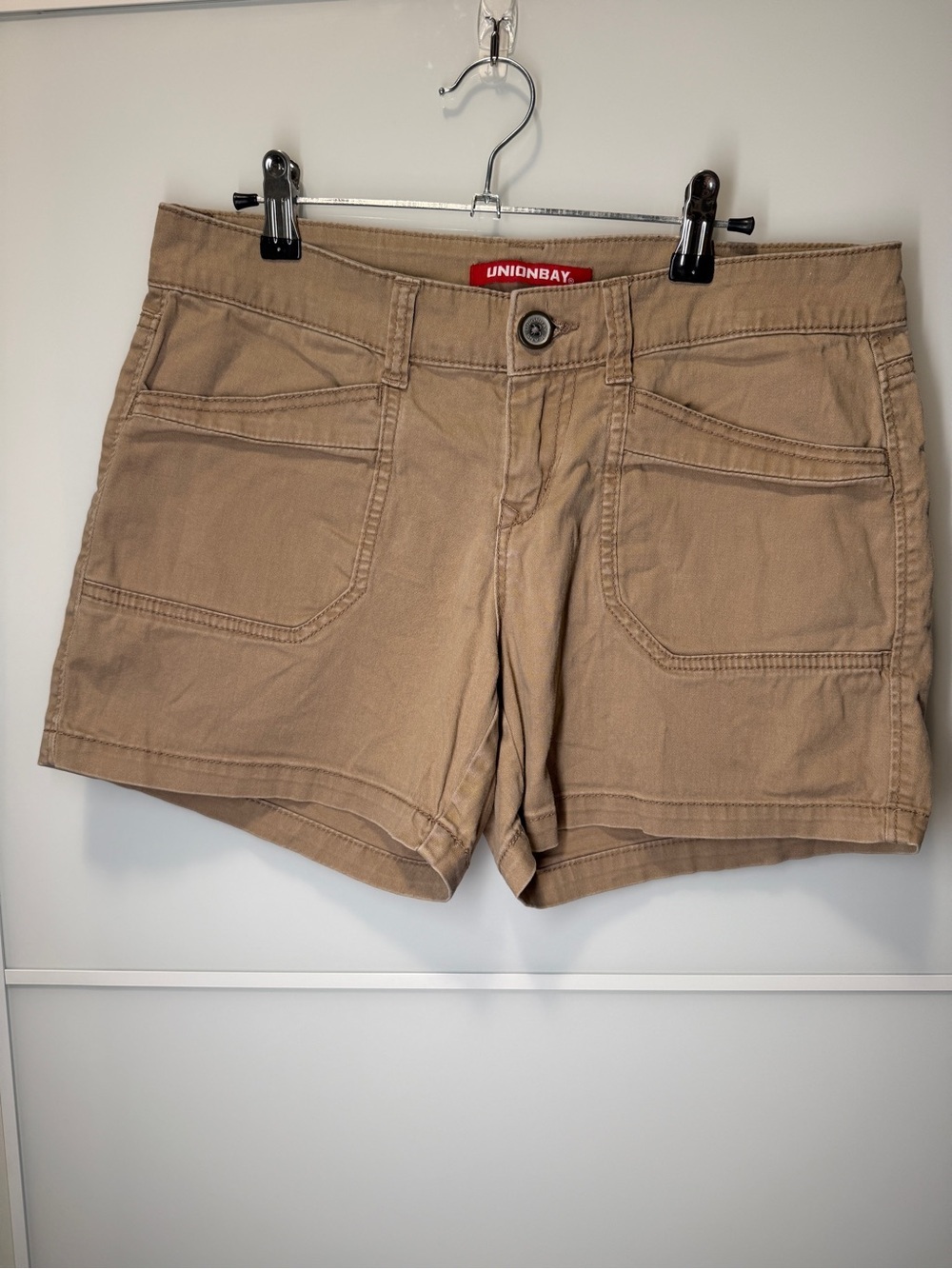 UNIONBAY Women's Tan Utility Cargo Shorts